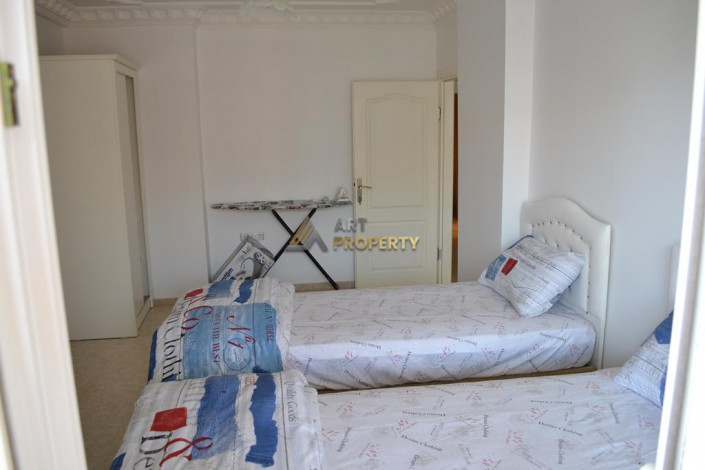 Трехкомнатная квартира 2+1с видом на море в районе Оба, Алания, 95м2 - Ракурс 4