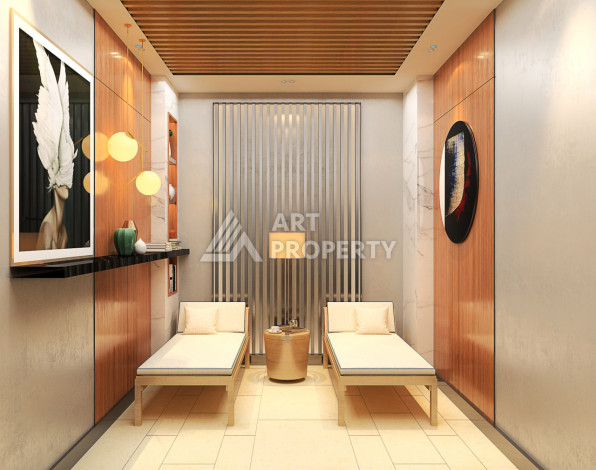 Новый проект в Алании район Демирташ на стадии строительства - Ракурс 44