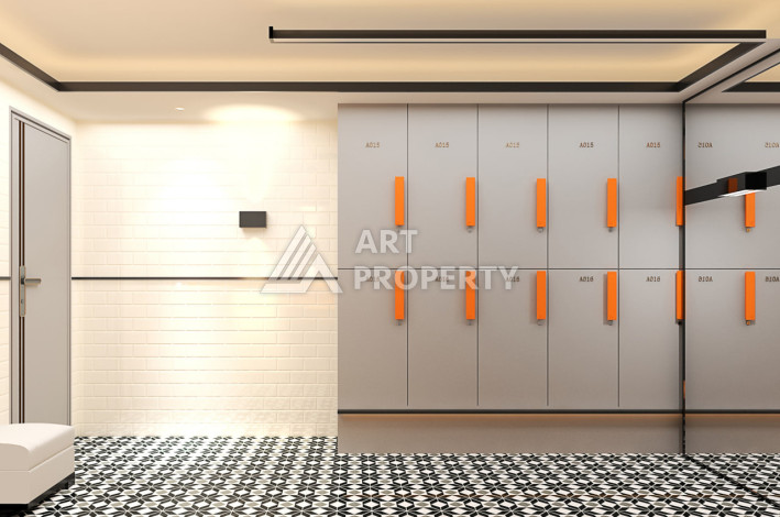 Новый проект в Алании район Демирташ на стадии строительства - Ракурс 48