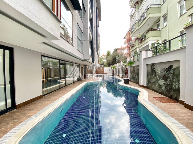 Квартира 1+1 с новой мебелью в шаговой доступности от моря - центр Алании - Ракурс 11