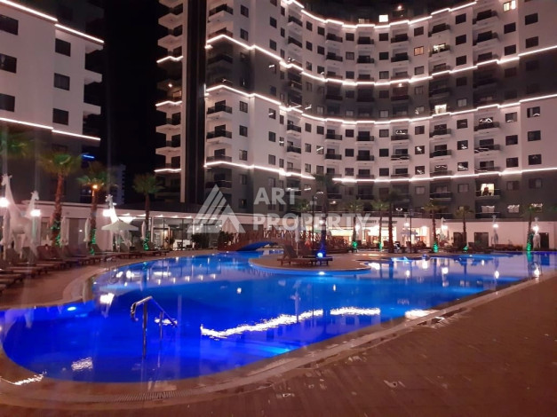 Квартира 1+1 с мебелью и видом на инфраструктуру , район Махмутлар – Алания - Ракурс 2