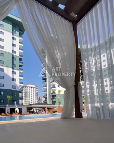 Квартира 1+1 с мебелью и видом на инфраструктуру , район Махмутлар – Алания - Ракурс 11