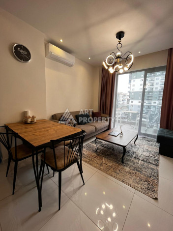 Квартира 1+1 с мебелью и видом на инфраструктуру , район Махмутлар – Алания - Ракурс 12