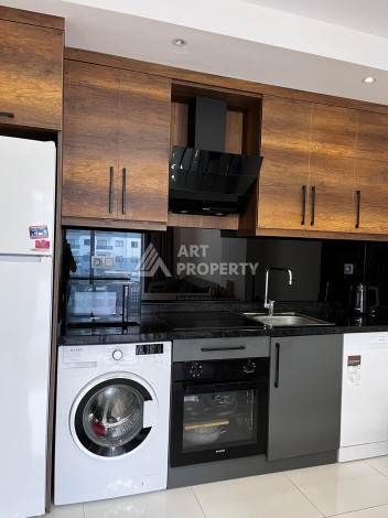 Квартира 1+1 с мебелью и видом на инфраструктуру , район Махмутлар – Алания - Ракурс 16