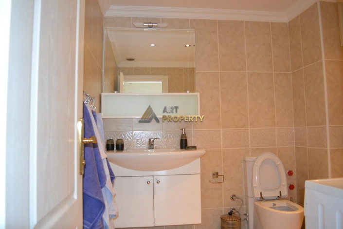 Трехкомнатная квартира 2+1с видом на море в районе Оба, Алания, 95м2 - Ракурс 10