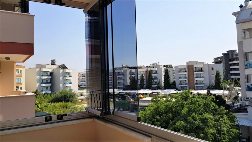 Трехкомнатная квартира, планировки 2+1 с мебелью в районе Оба,Алания,100 м2 - Ракурс 2