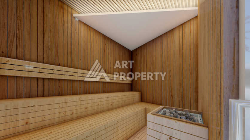 Новый проект на стадии строительства в Алании район Конаклы - Ракурс 19