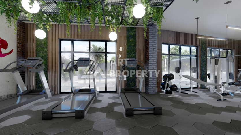 Новый проект на стадии строительства в Алании район Конаклы - Ракурс 21