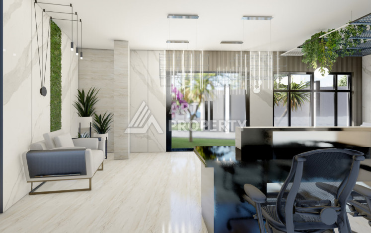 Новый проект на стадии строительства в Алании район Конаклы - Ракурс 26