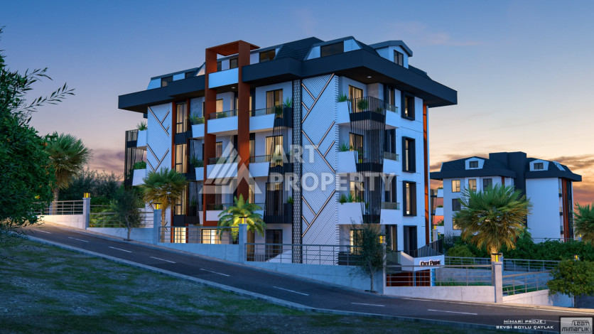 Новый проект в центре Алании на стадии строительства - Ракурс 4