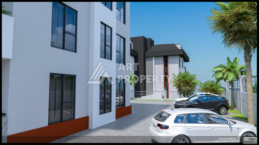 Новый проект в центре Алании на стадии строительства - Ракурс 5