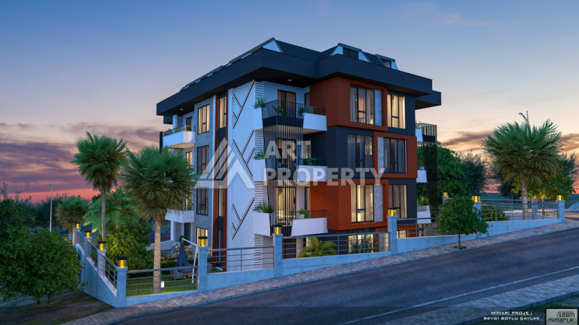 Новый проект в центре Алании на стадии строительства - Ракурс 8