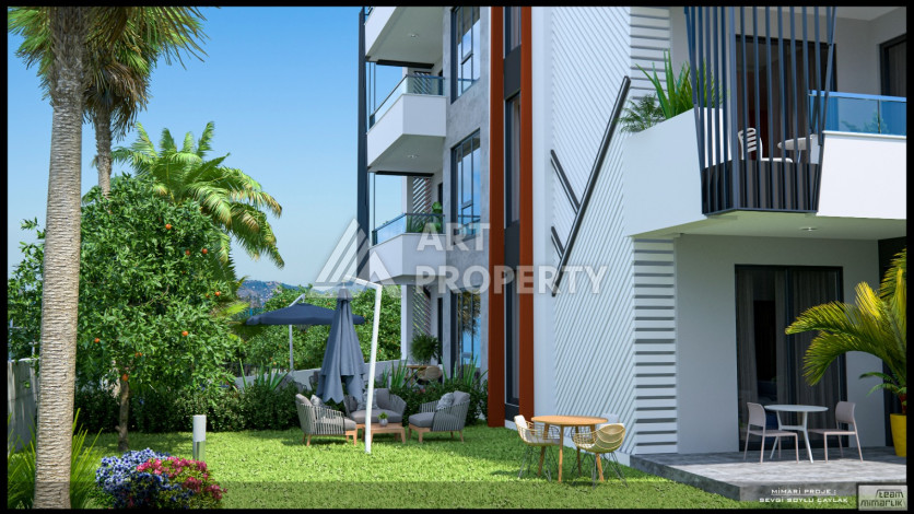 Новый проект в центре Алании на стадии строительства - Ракурс 10