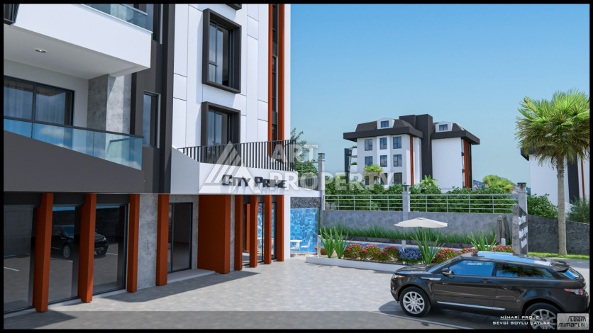 Новый проект в центре Алании на стадии строительства - Ракурс 11