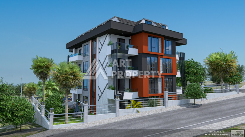 Новый проект в центре Алании на стадии строительства - Ракурс 12