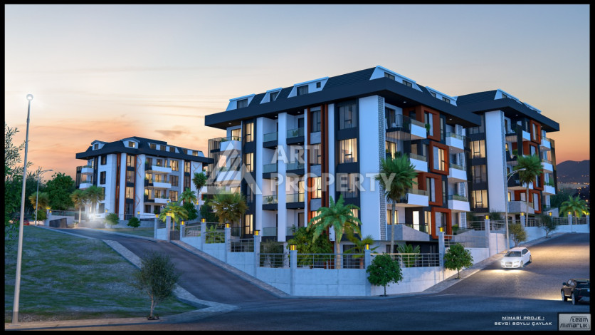 Новый проект в центре Алании на стадии строительства - Ракурс 13