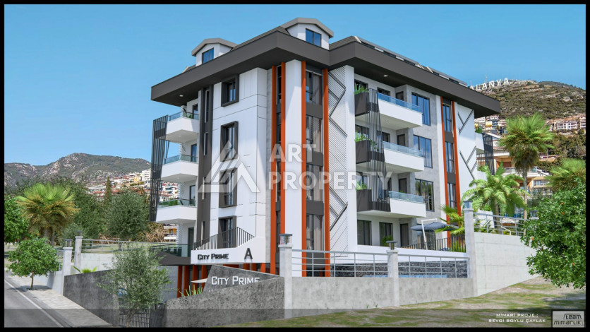 Новый проект в центре Алании на стадии строительства - Ракурс 14