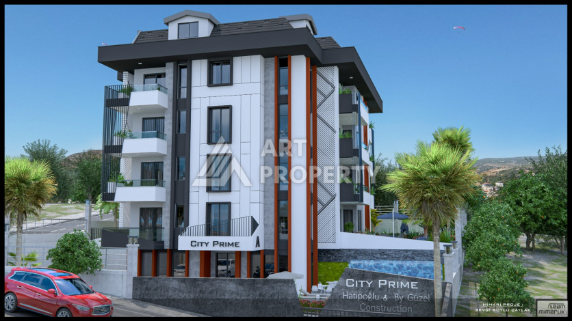 Новый проект в центре Алании на стадии строительства - Ракурс 20