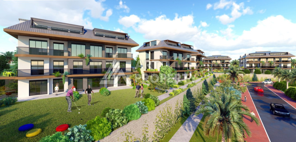 Новый проект ультрасовременного жилого комплекса в Алании – район Бекташ - Ракурс 6