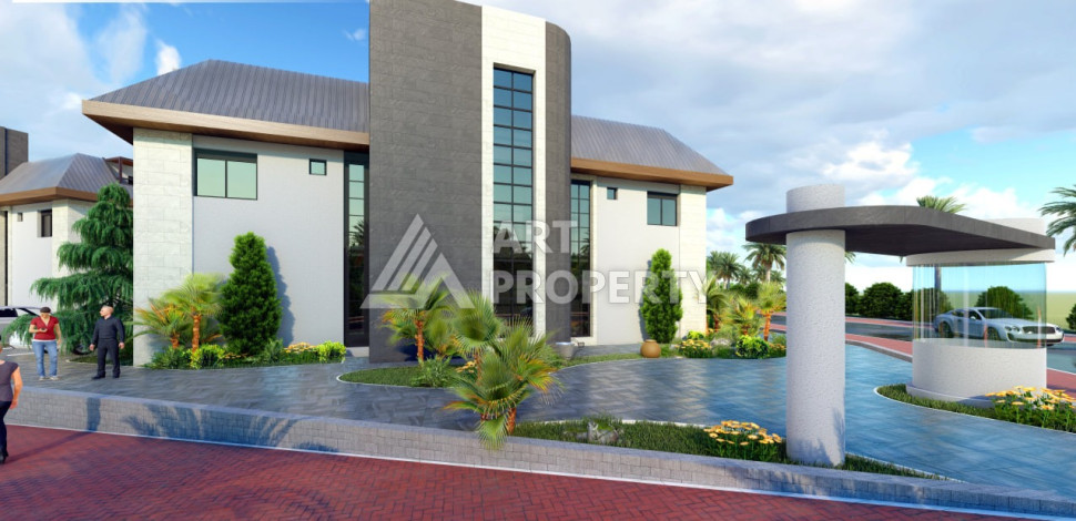 Новый проект ультрасовременного жилого комплекса в Алании – район Бекташ - Ракурс 10