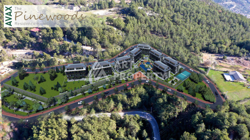 Новый проект ультрасовременного жилого комплекса в Алании – район Бекташ - Ракурс 12