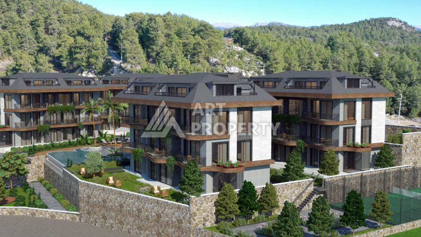 Новый проект ультрасовременного жилого комплекса в Алании – район Бекташ - Ракурс 19