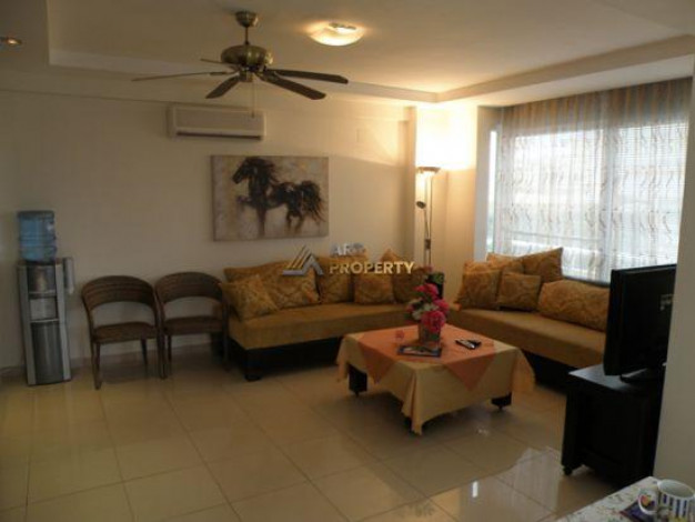 Комфортабельная трехкомнатная квартира в элитном комплексе в районе Оба, Алания, 105 м2. - Ракурс 3