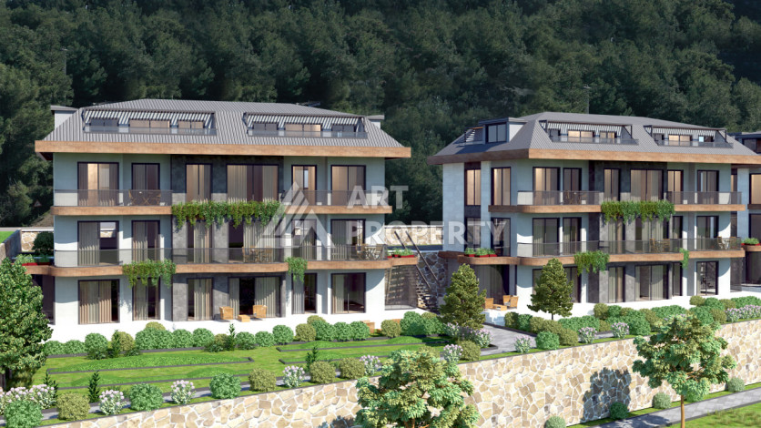 Новый проект ультрасовременного жилого комплекса в Алании – район Бекташ - Ракурс 26