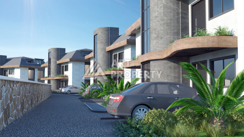 Новый проект ультрасовременного жилого комплекса в Алании – район Бекташ - Ракурс 29