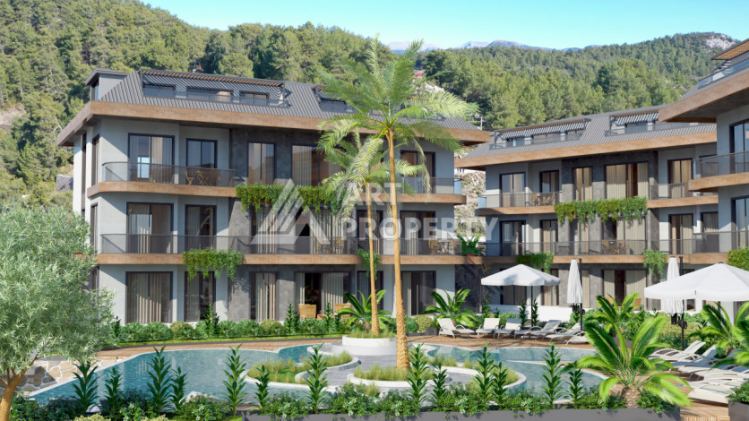 Новый проект ультрасовременного жилого комплекса в Алании – район Бекташ - Ракурс 31