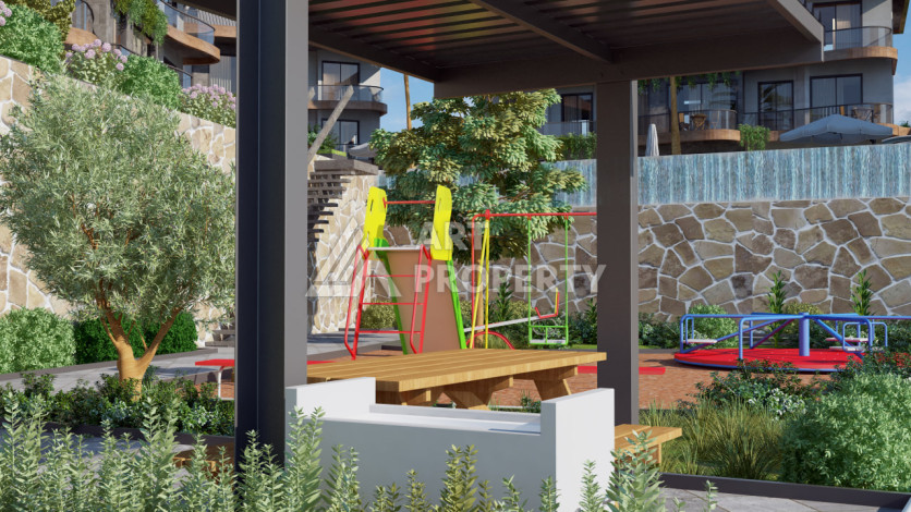 Новый проект ультрасовременного жилого комплекса в Алании – район Бекташ - Ракурс 33