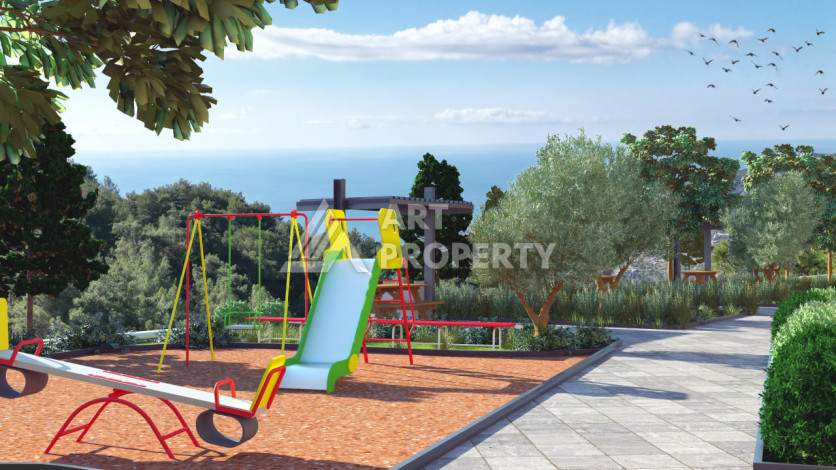 Новый проект ультрасовременного жилого комплекса в Алании – район Бекташ - Ракурс 35