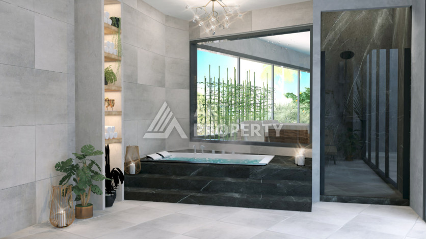 Новый проект ультрасовременного жилого комплекса в Алании – район Бекташ - Ракурс 37