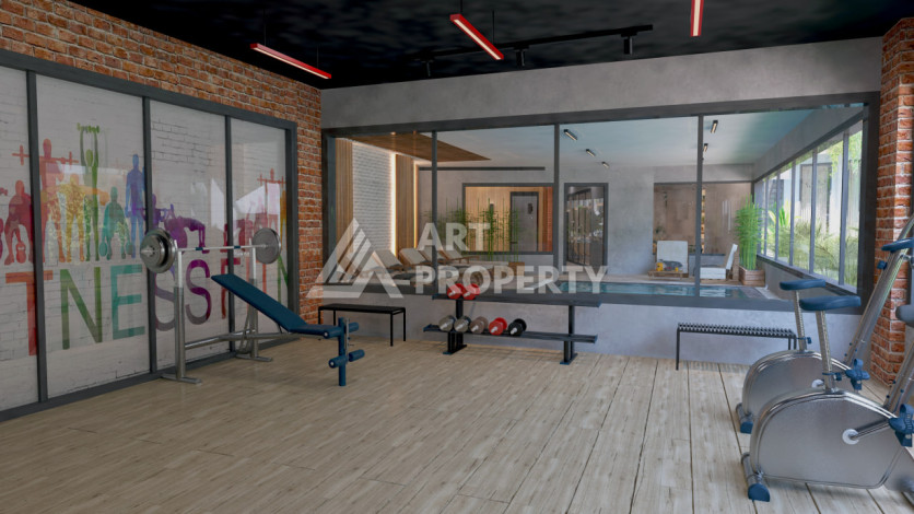 Новый проект ультрасовременного жилого комплекса в Алании – район Бекташ - Ракурс 38