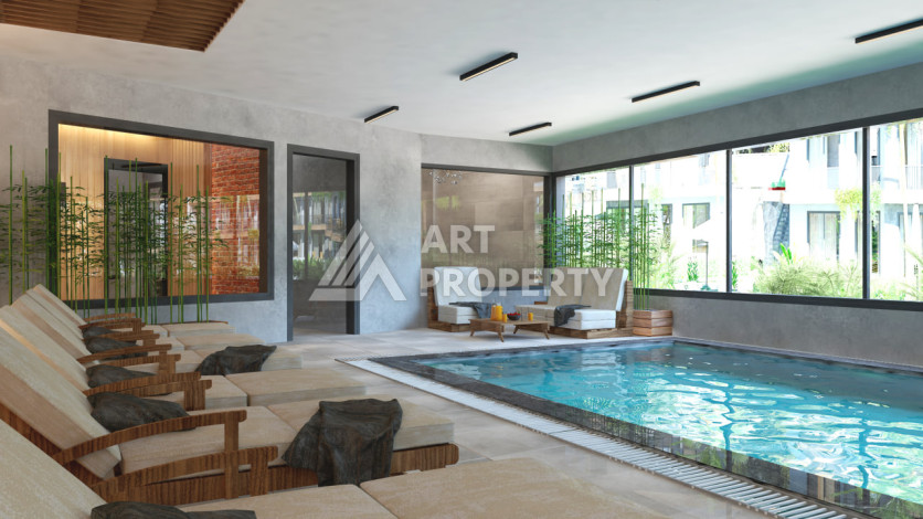 Новый проект ультрасовременного жилого комплекса в Алании – район Бекташ - Ракурс 42