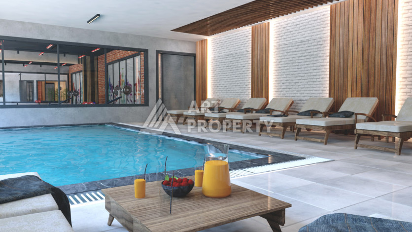 Новый проект ультрасовременного жилого комплекса в Алании – район Бекташ - Ракурс 43