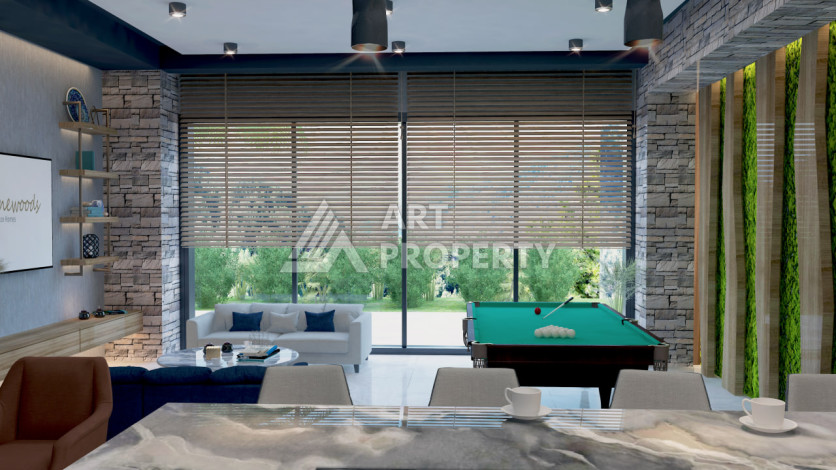 Новый проект ультрасовременного жилого комплекса в Алании – район Бекташ - Ракурс 48