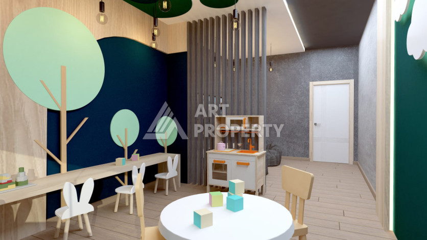 Новый проект ультрасовременного жилого комплекса в Алании – район Бекташ - Ракурс 50