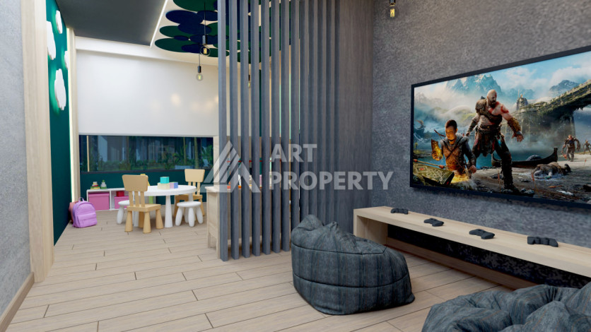 Новый проект ультрасовременного жилого комплекса в Алании – район Бекташ - Ракурс 51