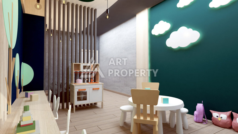 Новый проект ультрасовременного жилого комплекса в Алании – район Бекташ - Ракурс 52