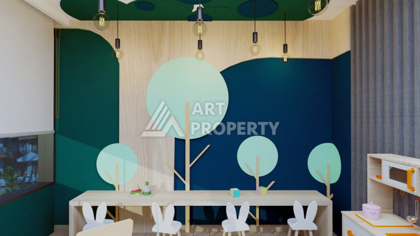 Новый проект ультрасовременного жилого комплекса в Алании – район Бекташ - Ракурс 53