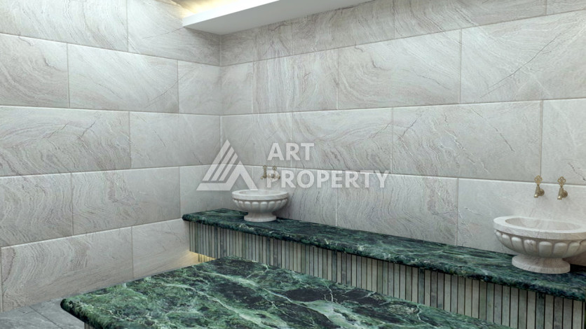 Новый проект ультрасовременного жилого комплекса в Алании – район Бекташ - Ракурс 55