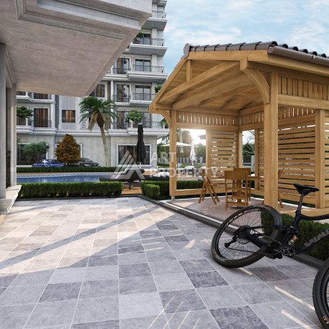 Инвестиционно-привлекательный проект на берегу пляжа Кейкубата в центре Алании - Ракурс 9