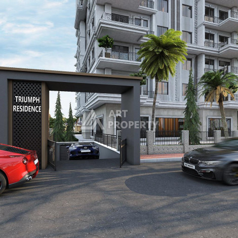 Инвестиционно-привлекательный проект на берегу пляжа Кейкубата в центре Алании - Ракурс 12