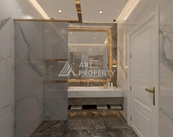 Инвестиционно-привлекательный проект на берегу пляжа Кейкубата в центре Алании - Ракурс 45