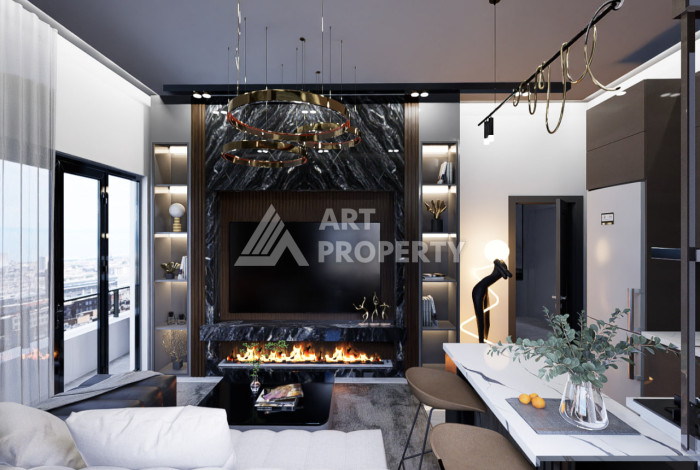 Проект на завещающий стадии строительства в районе Авсалар - Ракурс 10