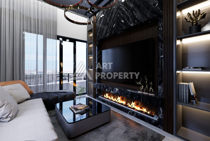 Проект на завещающий стадии строительства в районе Авсалар - Ракурс 12