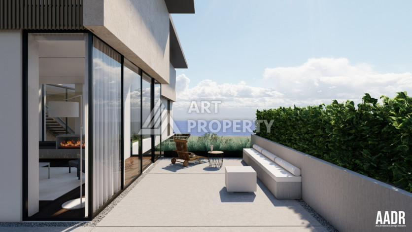 Шикарная просторная видовая вилла 5+2, 474м2  с видом на море в районе Кыргыджак - Ракурс 8