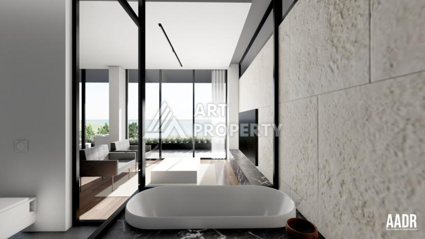 Шикарная просторная видовая вилла 5+2, 474м2  с видом на море в районе Кыргыджак - Ракурс 13