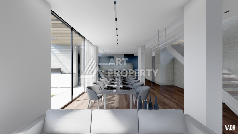 Шикарная просторная видовая вилла 5+2, 474м2  с видом на море в районе Кыргыджак - Ракурс 18